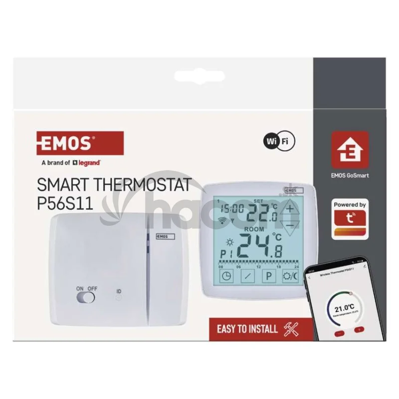 Izbový programovateľný bezdrôtový WiFi GoSmart termostat P56S11