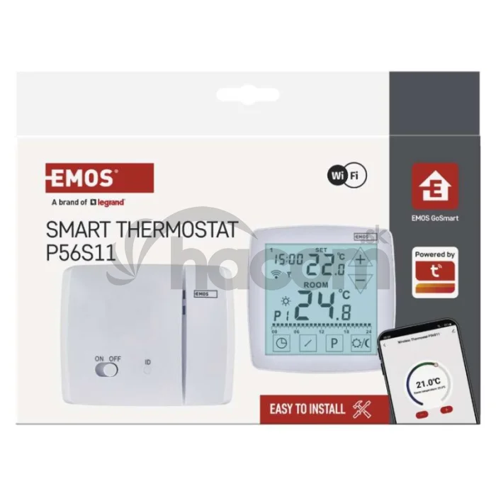 Izbový programovateľný bezdrôtový WiFi GoSmart termostat P56S11