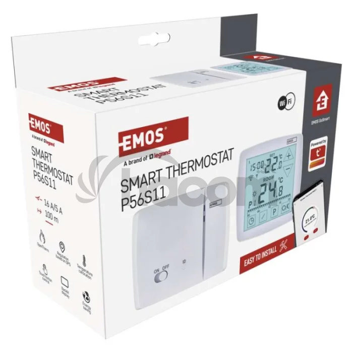 Izbový programovateľný bezdrôtový WiFi GoSmart termostat P56S11