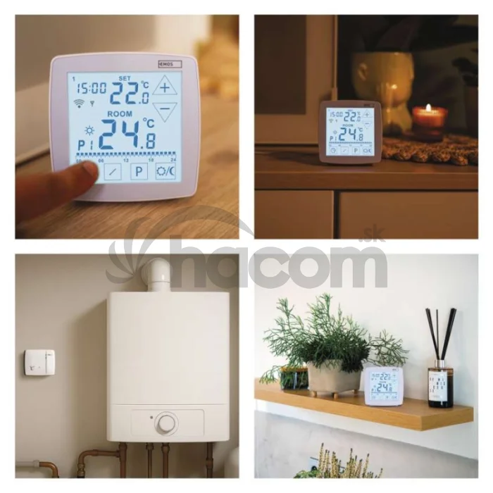Izbový programovateľný bezdrôtový WiFi GoSmart termostat P56S11