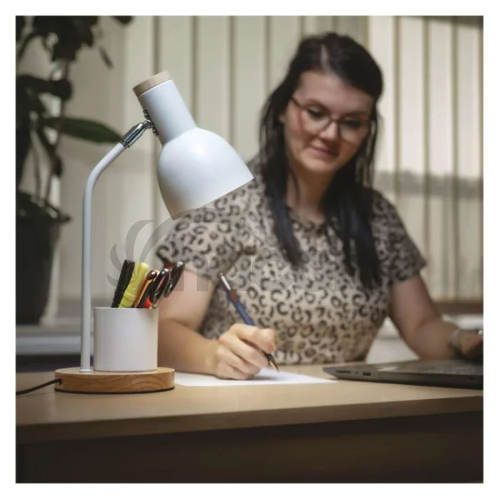 Stolná lampa POPPY, biela