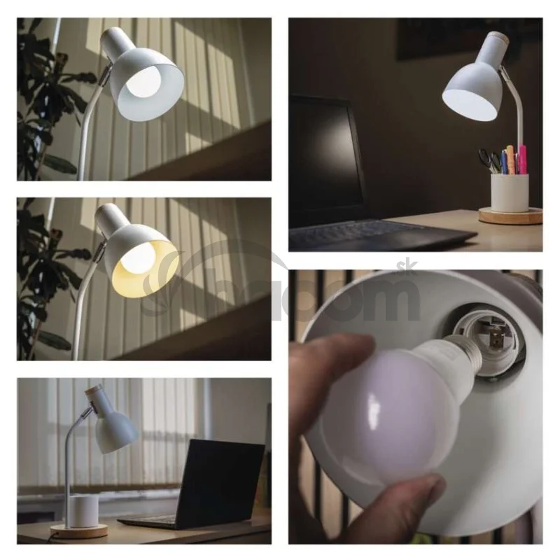 Stolná lampa POPPY, biela