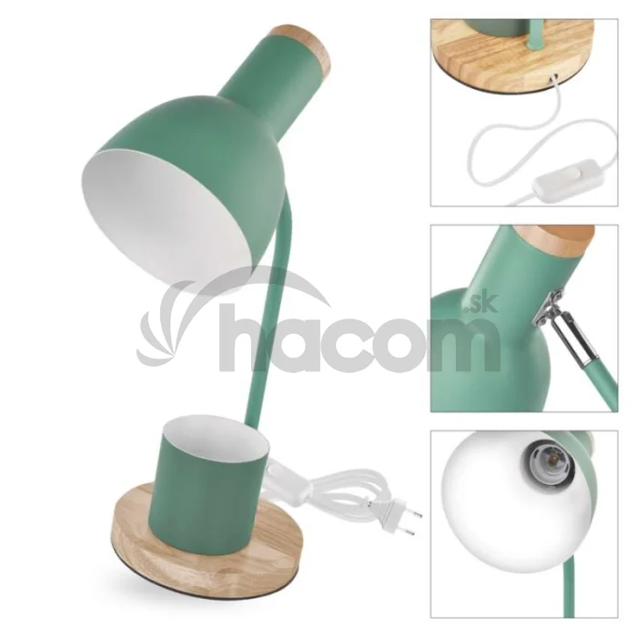 Stolná lampa POPPY, zelená