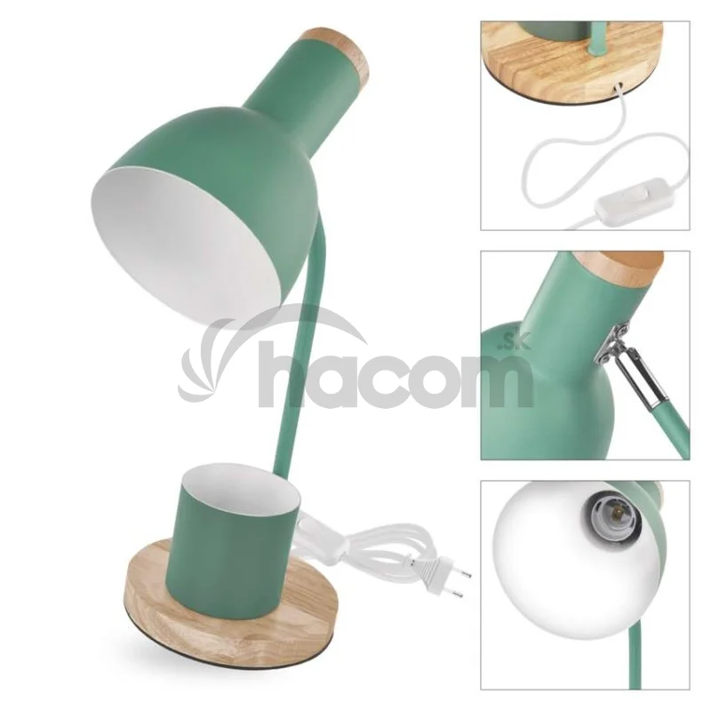 Stolná lampa POPPY, zelená