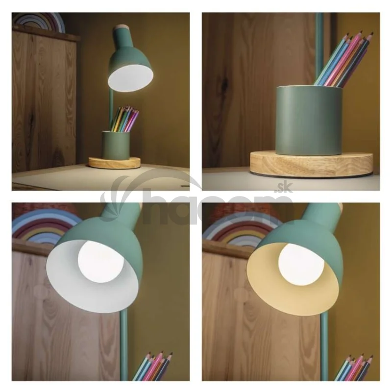 Stolná lampa POPPY, zelená