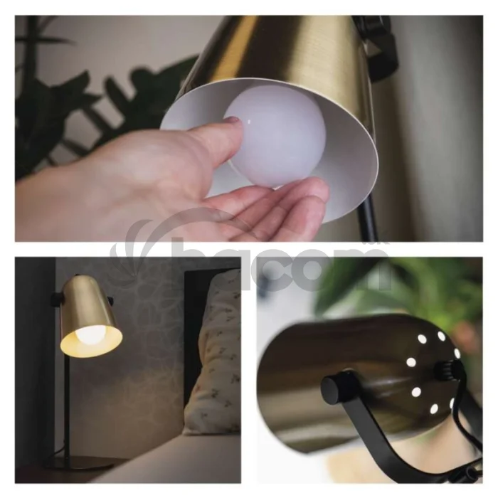 Stolná lampa NINA, zlatá