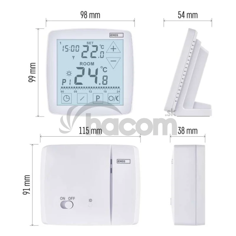 Izbový programovateľný bezdrôtový OpenTherm termostat P56A11