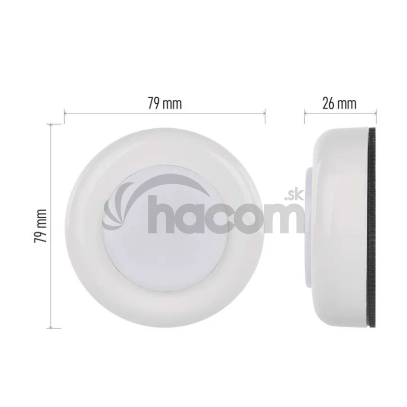 LED nočné svetlo P4722 na 3× AAA, 10 ks, display box