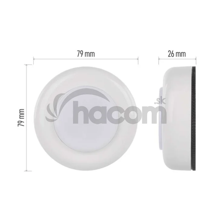 LED nočné svetlo P4722 na 3× AAA, 10 ks, display box