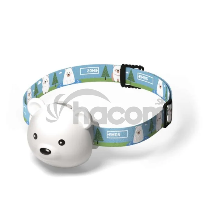 LED nabíjacia čelovka medveď P3543, 80 lm, Li-Pol 500 mAh