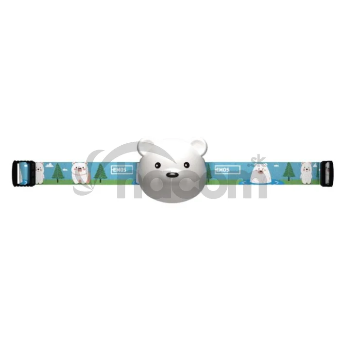 LED nabíjacia čelovka medveď P3543, 80 lm, Li-Pol 500 mAh
