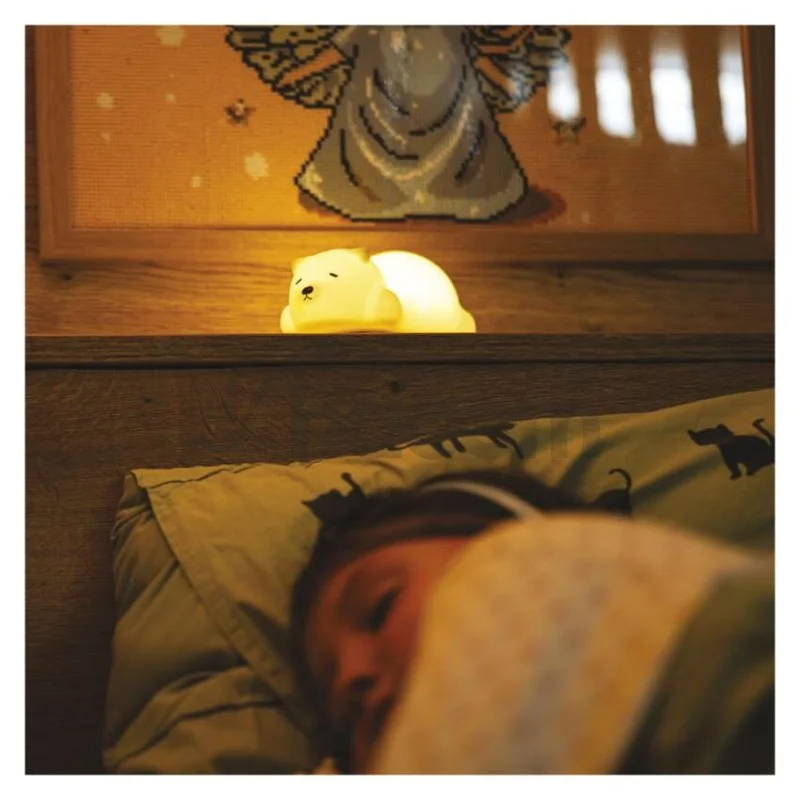 LED nočné svetlo medveď P3325, dobíjateľný
