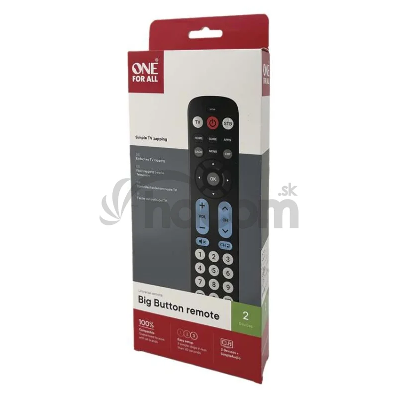 Univerzálny diaľkový ovládač OFA BIG BUTTON