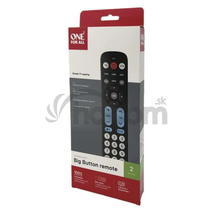 Univerzálny diaľkový ovládač OFA BIG BUTTON