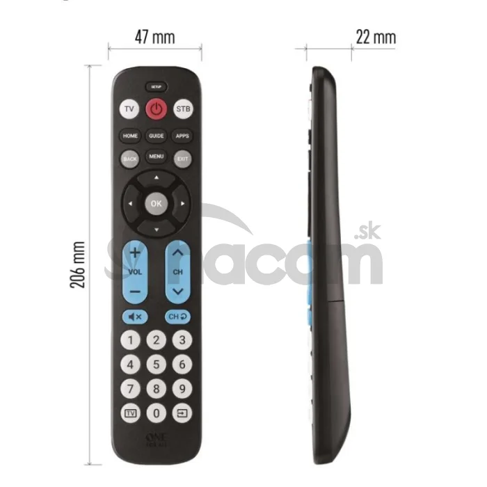 Univerzálny diaľkový ovládač OFA BIG BUTTON