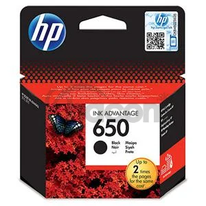 HP 650 čierna atramentová kazeta, CZ101AE