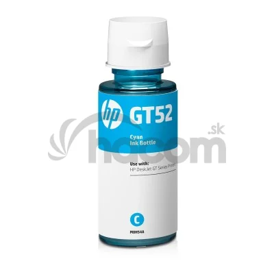 HP GT52 - azúrová fľaštička s atramentom