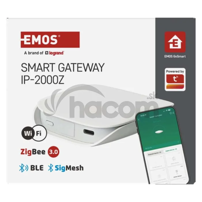 GoSmart Multifunkčná ZigBee brána IP-2000Z s Bluetooth a WiFi