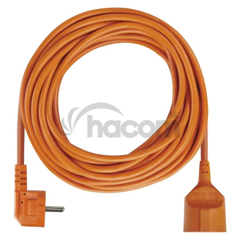Predlžovací kábel 10 m / 1 zásuvka / oranžový / PVC / 250 V / 1,5 mm2