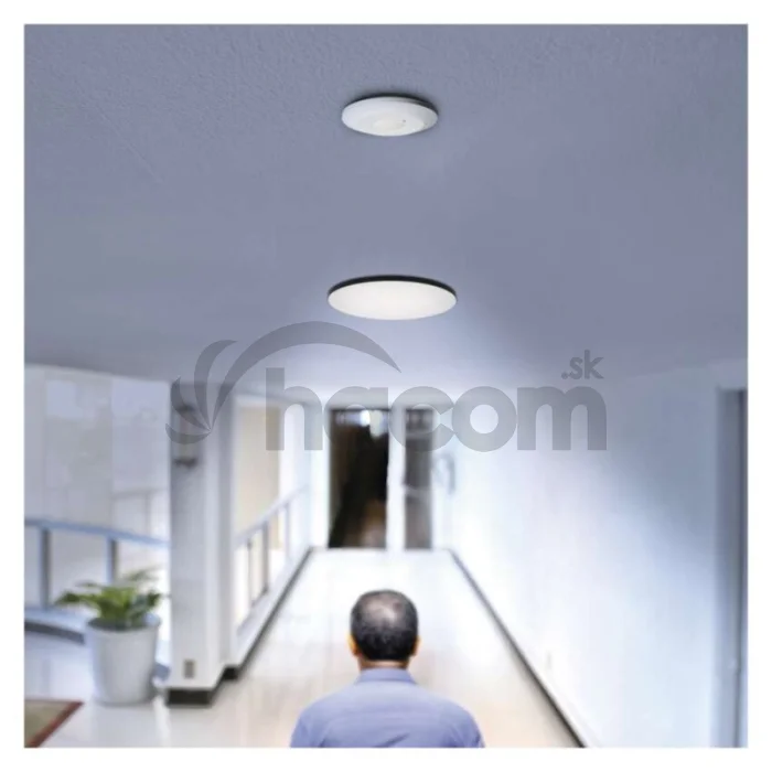 Mikrovlnný senzor (pohybové čidlo) IP20 2000W, biely