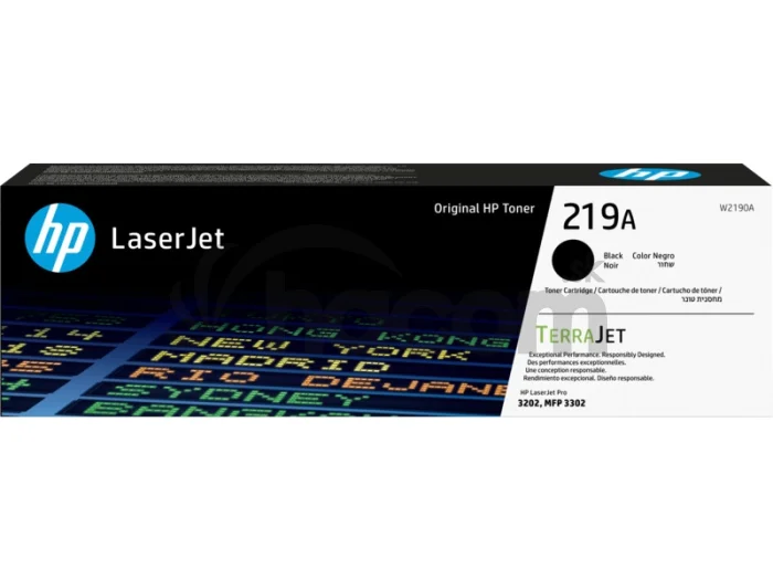 HP 219A, Čierna originálna tonerová kazeta, W2190A