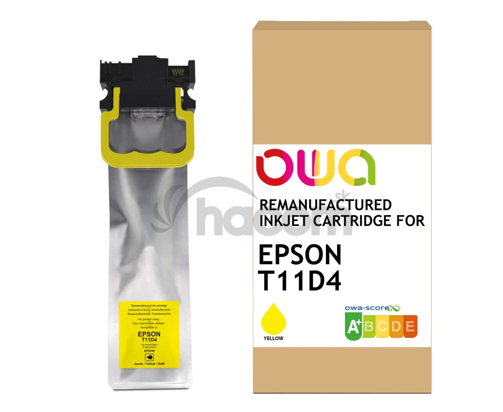 OWA ARMOR ink kompatibilný s Epson C13T11D440, žltá/Yellow