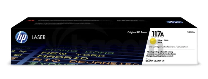 HP 117A Žltý Laser Toner, W2072A