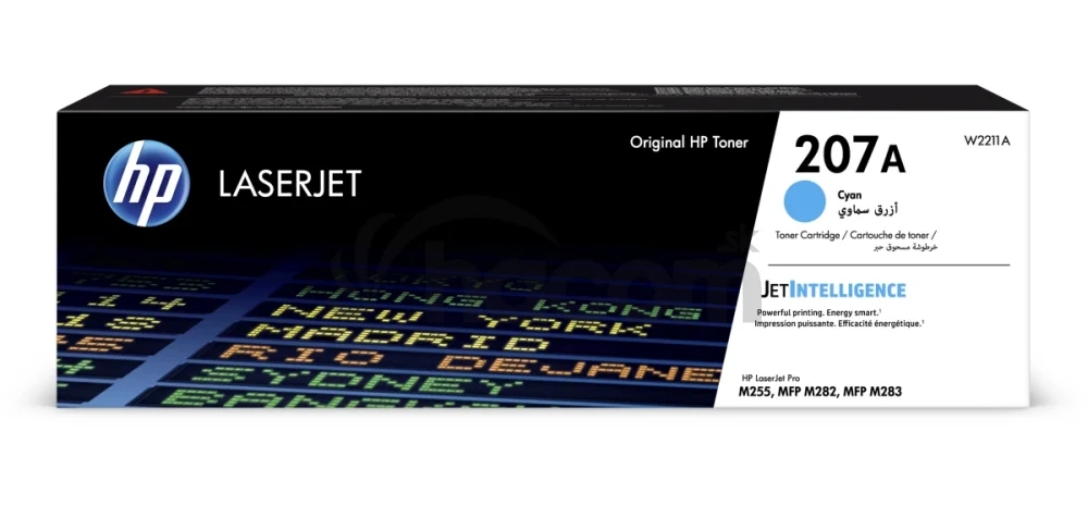HP 207A Azúrový toner, W2211A