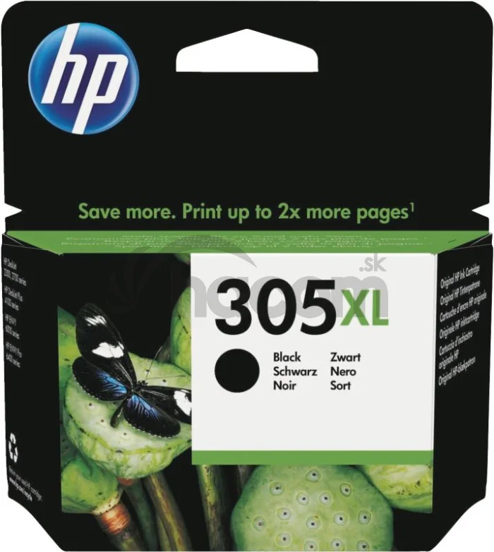 HP 305XL čierna atramentová kazeta, 3YM62AE