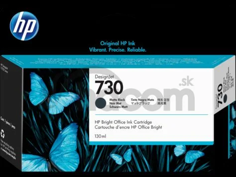 HP 730 130-ml Matte Black Ink Crtg 