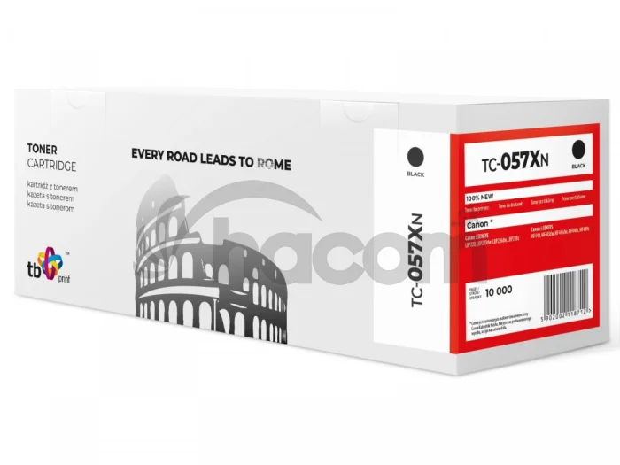 Toner TB kompatibilný s Canon LBP210, CRG 057H, čierny