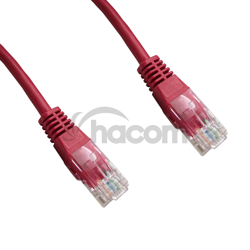 DATACOM Patch cord UTP CAT5E 1,5m červený