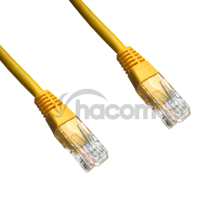 DATACOM Patch cord UTP CAT5E 1,5m žltý