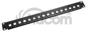DATACOM 19" Neosadený Patch panel 16 port