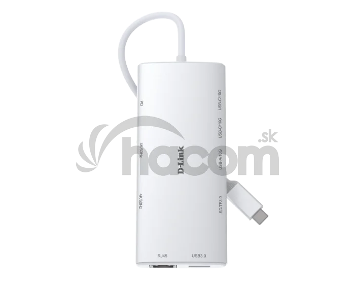 D-Link 10-in-1 USB-C Hub with HDMI x2 / USB-C x2, USB A x2 / Ethernet/Card Reader/Power Delivery