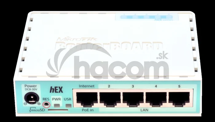 Mikrotik RB750Gr3, hEX, 256MB RAM, 880MHz, 5xGigabitLAN, L4