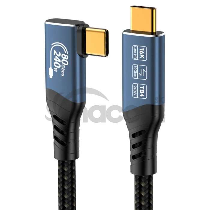 USB4™ Ver2.0 80Gbps 16K @ 60Hz 240W Thunderbolt, 1.2m
