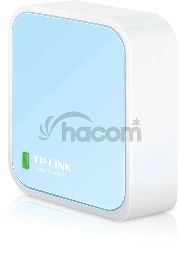 TP-LINK TL-WR802N N300 Nano Router/AP/extender/Client/Hotspot, 1xRJ45, 1x Micro USB