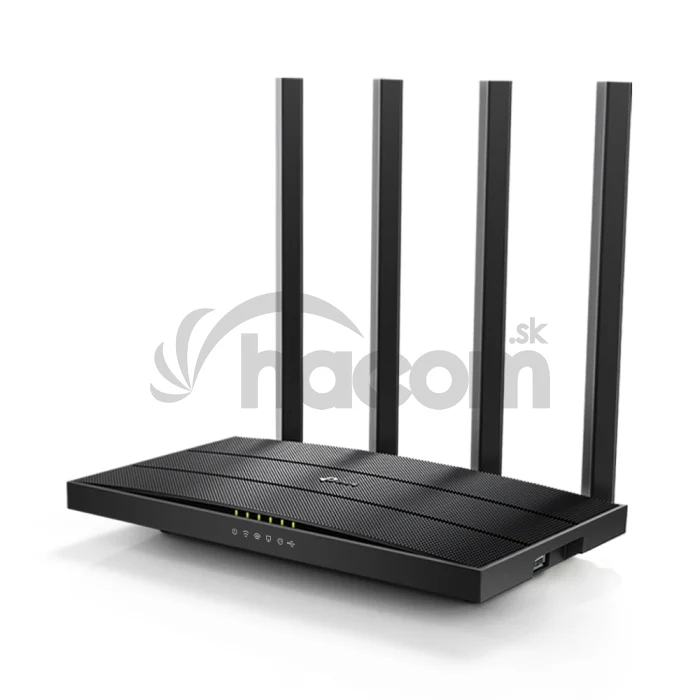 TP-Link Archer C6U AC1200 WiFi DualBand Router, USB 2.0, 5xGb LAN, 4x anténa