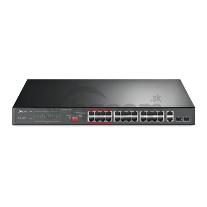 TP-Link TL-SL1226P 24xFE POE+ 250W 2xGb 2xSFP CCTV switch