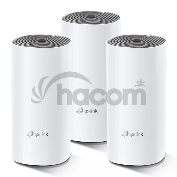 TP-Link AC1200 Whole-home Mesh WiFi System Deco E4 (3-pack), 2x10/100 RJ45