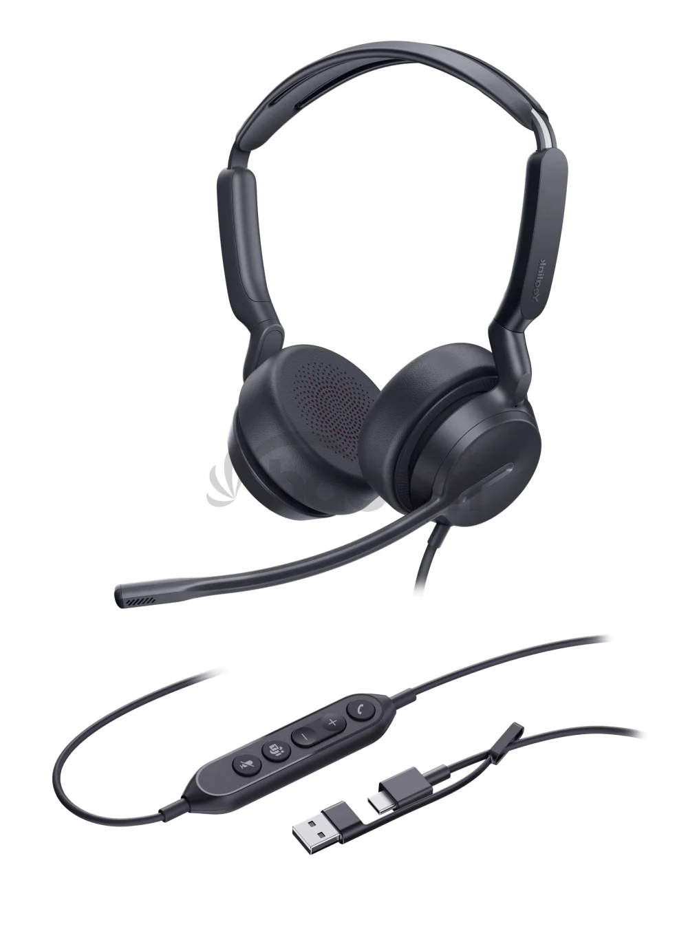 Yealink UH42 Dual UC USB-C/A, drôtová náhlavná