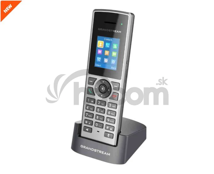 Grandstream DECT rúčka DP722, 1,8" TFT bar. displej, 3.5mm jack, Micro-USB, 3cest. audiokonf.