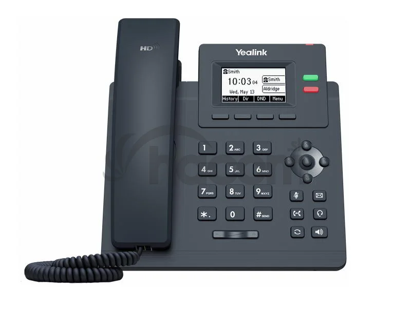 Yealink SIP-T31G SIP telefón, PoE, 2,3" 132x64 podsv. LCD, x SIP úč., GigE