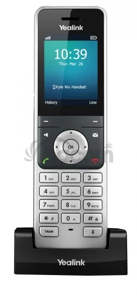Yealink W56H IP DECT rúčka, 2,4", 400 hodín pohotovostný režim, (W70B/W73P)