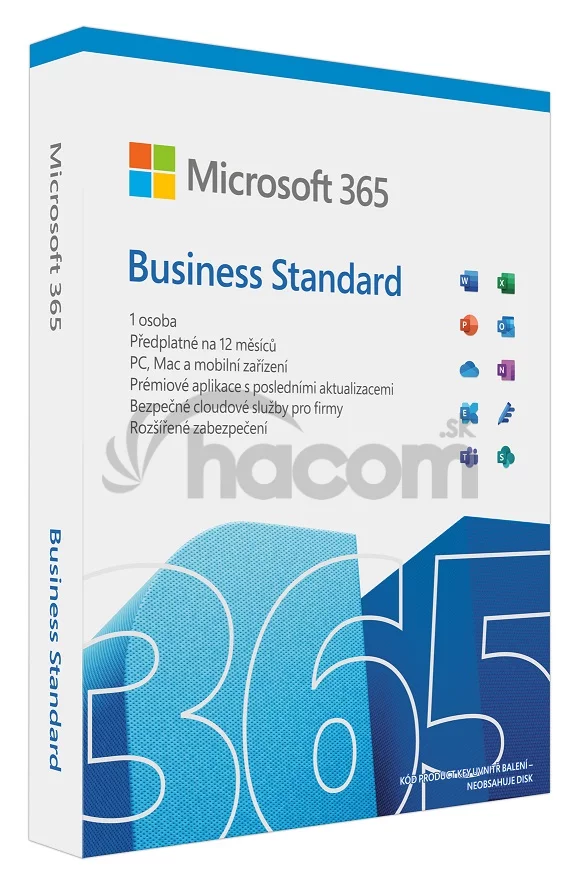 Microsoft 365 Business Standard P8 Mac/Win CZ