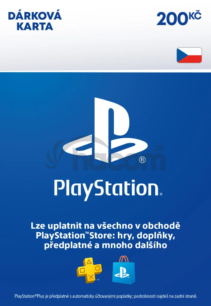 ESD CZ - PlayStation Store el. peňaženka - 200 Kč