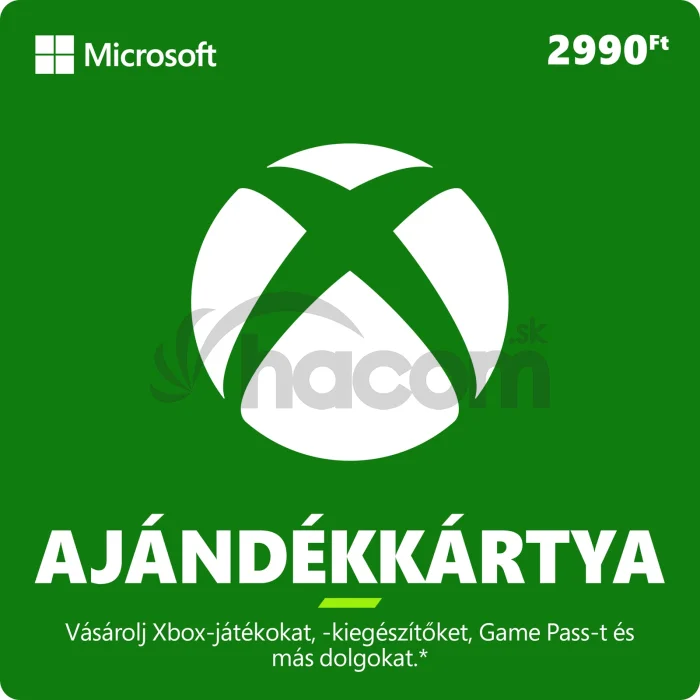 ESD XBOX - Darčeková karta Xbox 2990 HUF