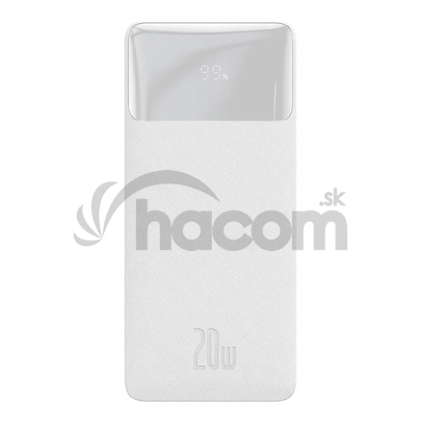 Baseus Bipow powerbanka 30000mAh 20W biela