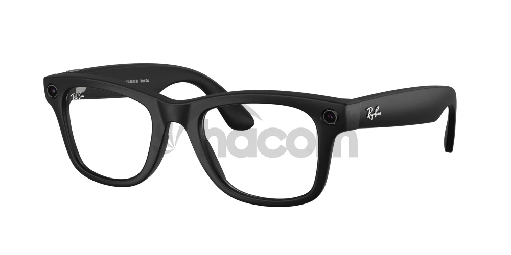 Meta Ray-Ban Gen2 Wayfarer, Matte Black, Clear